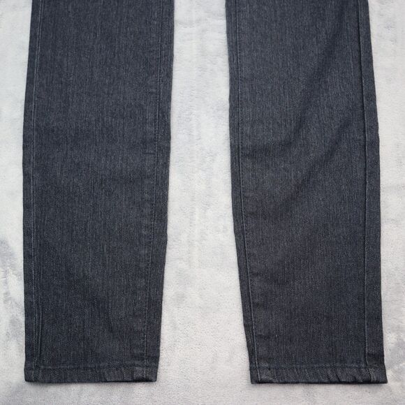 Mind Code Pants Womens 1 Black High Waist Flat Front Straight Leg Jegging - Picture 16 of 16